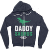 Daddysaurus Zipper Hoodie