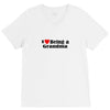 i love being a grandma V-Neck Tee