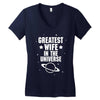 Greatest Wife In The Universe Women's V-Neck T-Shirt