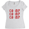 Camp Hitchhiking Women's Triblend Scoop T-shirt