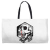 skull hexagon Weekender Totes