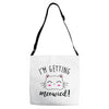 i'm getting meowied Adjustable Strap Totes