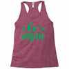 go vegan Racerback Tank
