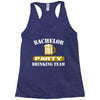 bachelor party drinking team wedding groomsmen bridal funny Racerback Tank