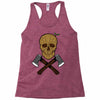 skull wood Racerback Tank