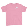 minimal typing bubble pocket tee Youth Tee