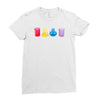 chemistry shot glasses Ladies Fitted T-Shirt