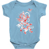 aztec quetzalcoatl Baby Onesie