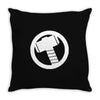 thor logo avengers marvel Throw Pillow