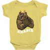 bear khabib Baby Bodysuit