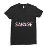 Martinez Twins savage Ladies Fitted T-Shirt