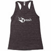 the damned band logo screen printed retro Racerback Tank