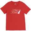 got wind sailing boat V-Neck Tee