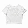 meet me at the library Crop Top