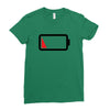 Dead Battery Ladies Fitted T-Shirt
