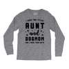 i have two titles aunt and dogmom and i rock them both Long Sleeve Shirts