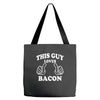This Guy Loves Bacon Tote Bags