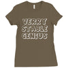 verry stable genius Ladies Fitted T-Shirt