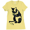 radioactive cat Ladies Fitted T-Shirt