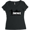 Fortnite Like A Boss Women's Triblend Scoop T-shirt