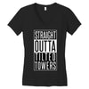 fortnite tilted towers Women's V-Neck T-Shirt