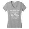 vater und sohn beste freunde Women's V-Neck T-Shirt