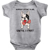 nobody listens to me Baby Bodysuit