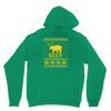 ugly sweater party beer bear funny Unisex Hoodie