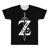 the legend of zelda - breath of the wild white logo All Over Men's T-shirt