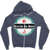 want to ken diversion heineken Zipper Hoodie