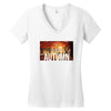 Moto Autumn Women's V-Neck T-Shirt