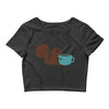 coffe squirrel Crop Top
