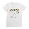 Flying Paper Planes Ladies Fitted T-Shirt