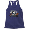 oblivious ninja trick or treat Racerback Tank
