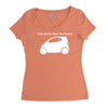 only smarties have the answer'   funny Women's Triblend Scoop T-shirt