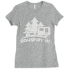 roughin' it roughing trailer camping camp Ladies Fitted T-Shirt