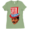 eye of the tiger man Ladies Fitted T-Shirt
