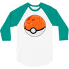poor pikachu 3/4 Sleeve Shirt