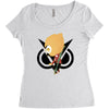 funny black gamming Women's Triblend Scoop T-shirt