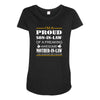 im a proud son in law Maternity Scoop Neck T-shirt