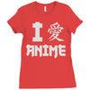 anime Ladies Fitted T-Shirt