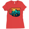 coffee and adventure Ladies Fitted T-Shirt