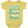 Grandad Was Created because Grankids Need Real Heroes Baby Onesie