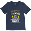 proud dad freaking V-Neck Tee