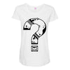 question mark Maternity Scoop Neck T-shirt