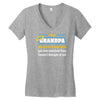 mischief with grandpa Women's V-Neck T-Shirt