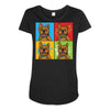 pop art Maternity Scoop Neck T-shirt