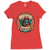 ghost pirate grog Ladies Fitted T-Shirt