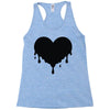 dripping heart melting heart Racerback Tank