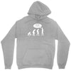 banksy funny human evolution indie Unisex Hoodie